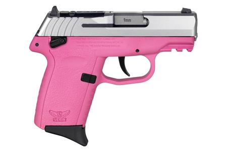 SCCY CPX-1 Gen3 9mm Optic Ready Pistol with Pink Polymer Frame and Stainless Slide