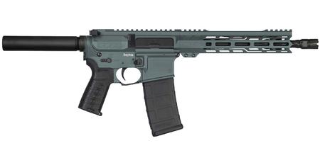CMMG BANSHEE MK4 5.56MM AR PISTOL WITH 10.5 INCH BARREL AND CHARCOAL GREEN CERAKOTE F