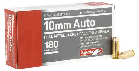 Aguila 10mm Auto 180 gr FMJ Target and Range 50/Box
