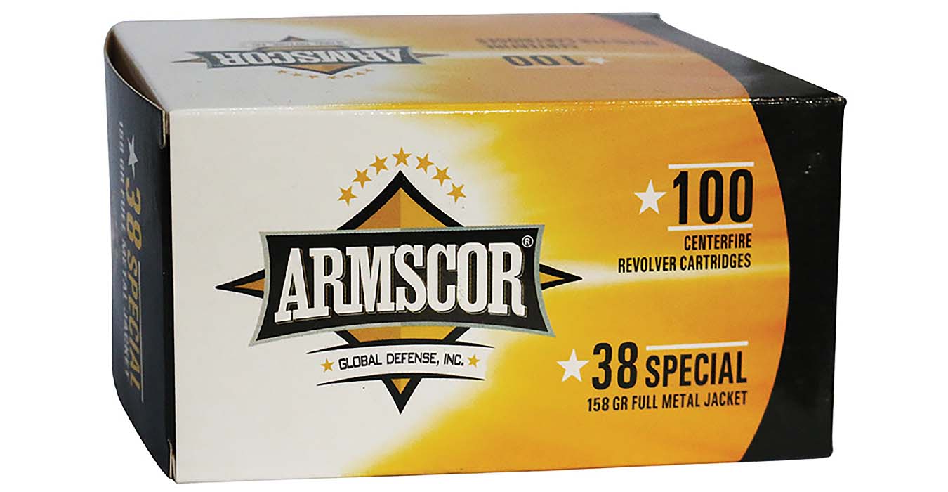 ARMSCOR ARMSCOR 38 SPECIAL 158GR FULL METAL JACKET