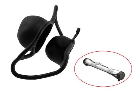 BUTLER CREEK Bikini Scope Cover Black Rubber