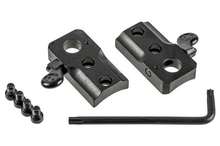 QUICK RELEASE BASE SET MATTE BLACK STEEL