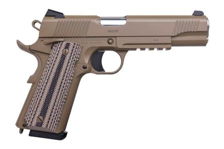 TISAS 1911 Raider B45R 45 ACP Full-Size Flat Dark Earth Pistol with G10 Textured Grips