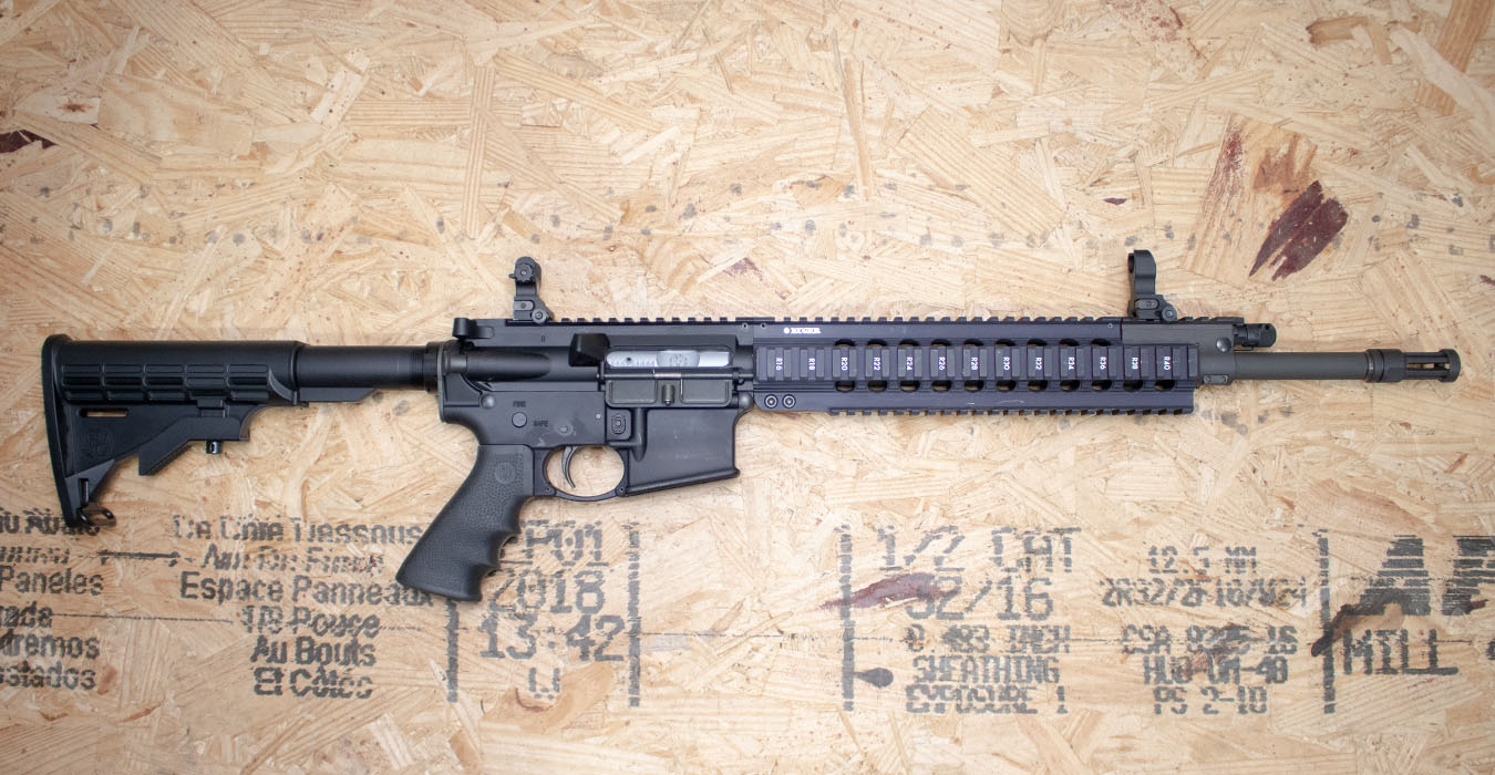 Ruger SR-556 5.56mm Police Trade-In Rifle (Magazine Not Included)
