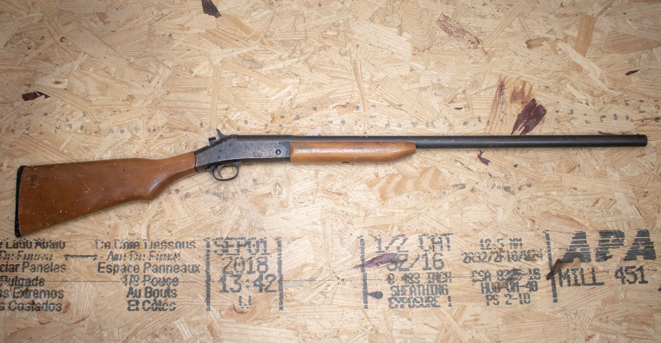 H&R Topper 12 Gauge Police Trade-In Shotgun Single-Shot