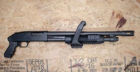 MOSSBERG 500 12 Gauge Police Trade-In Shotgun with Pistol Grip and Chainsaw Handle