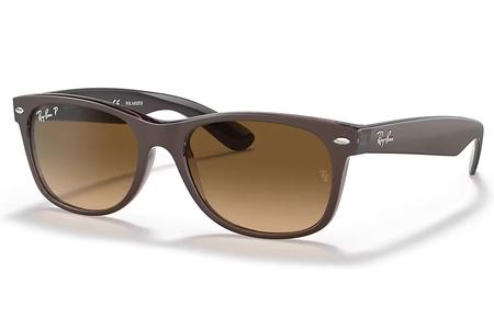 NEW WAYFARER MATTE BROWN ON TRANSPARENT W/GRADIENT LENSES