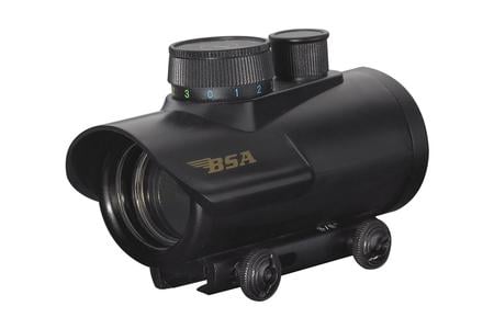 HUNTSMAN MATTE BLACK 1X30MM 5 MOA DUAL ILLUMINATED RED DOT RETICLE