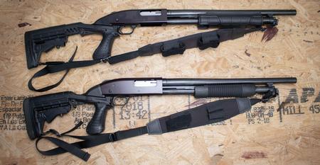 MOSSBERG 500 12 Gauge Police Trade-In Shotgun with Pistol Grip and Telescoping Stock