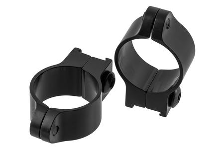 ULTRA-RIGID SCOPE RING SET MATTE BLACK ALUMINUM 1 INCH TUBE LOW VERTICALLY SPLIT