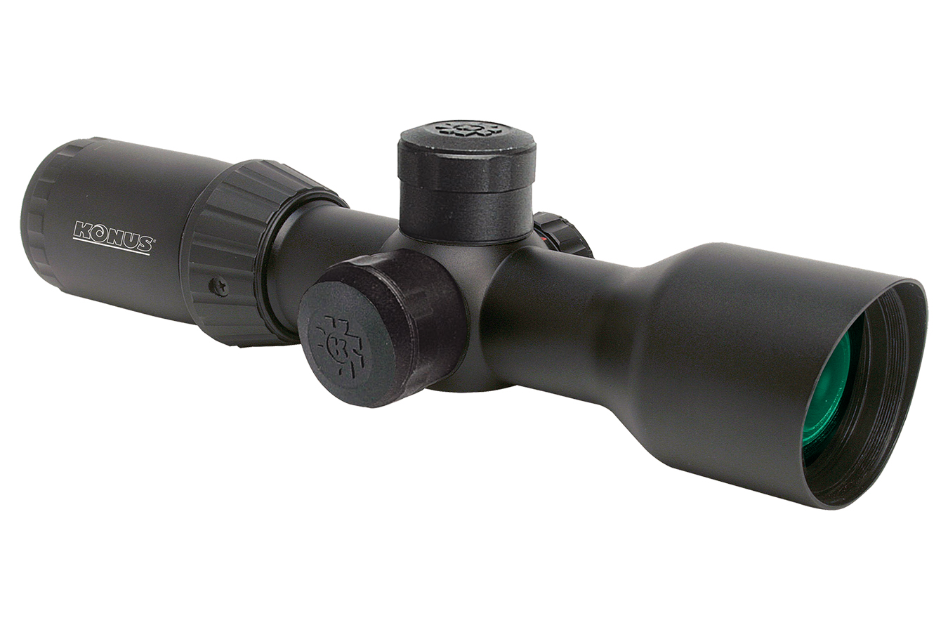 Konus KonusPro T-30 Matte Black 3-12x44mm 30mm Tube Dual Illuminated Red/Blue Engraved Ballistic 550 Reticle