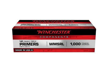 WINCHESTER AMMO Small Rifle 5.56mm Spec Military #41 Primers 1000/Box