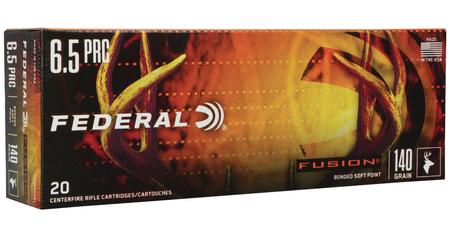 FEDERAL AMMUNITION 6.5 PRC 140 gr Fusion Soft Point 20/Box