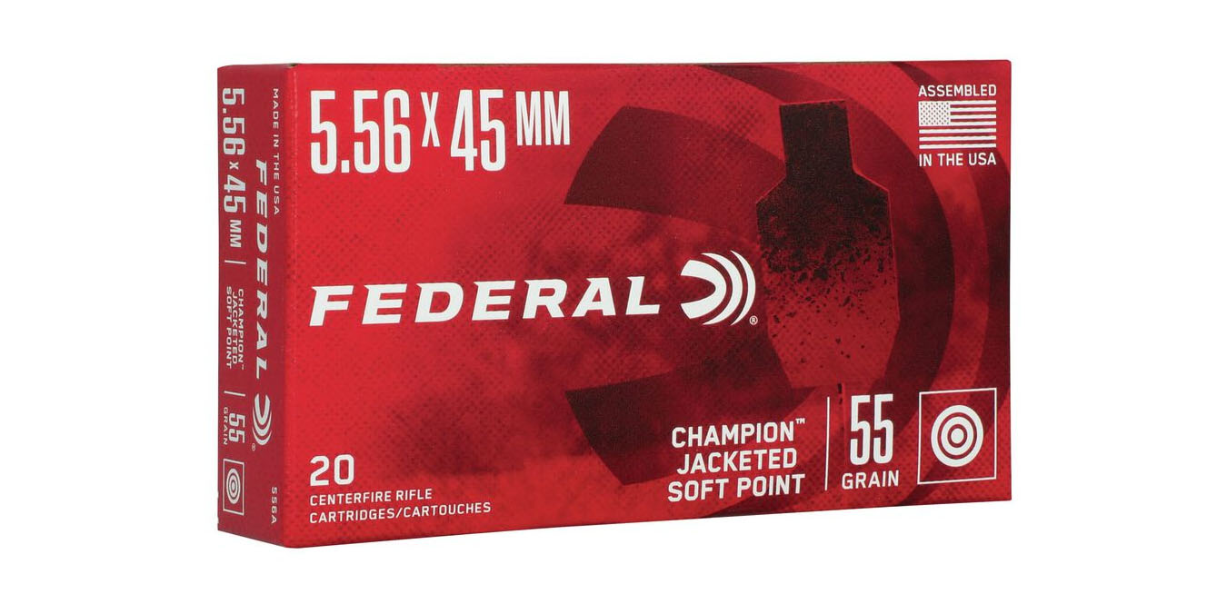 FEDERAL AMMUNITION 5.56 X 45MM 55 GR SOFT POINT