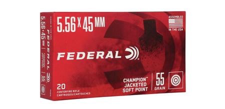 5.56 X 45MM 55 GR SOFT POINT