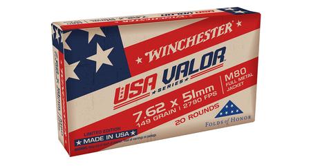 WINCHESTER AMMO 7.62x51mm NATO 149 gr FMJ USA Valor 20/Box