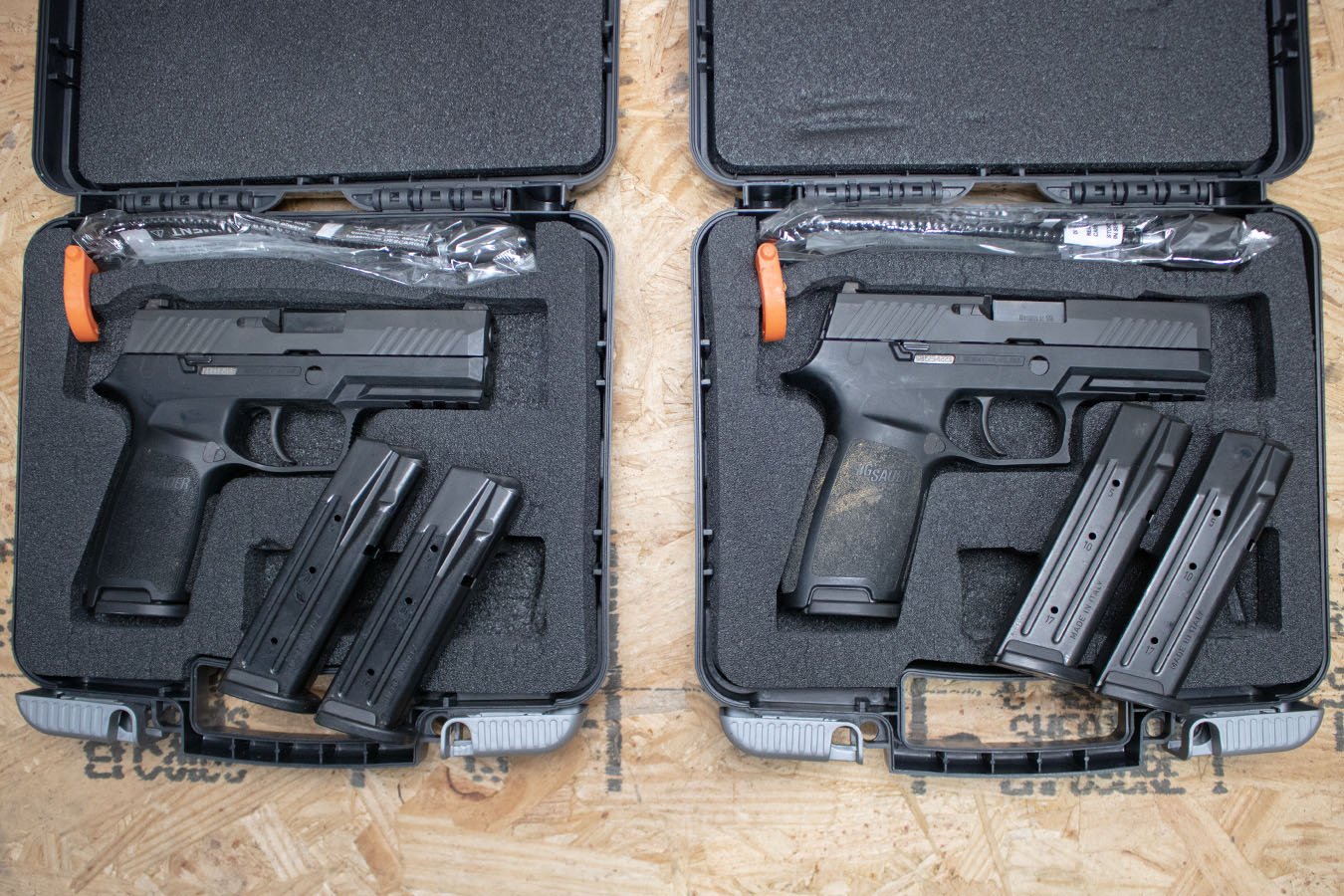Sig Sauer P320 Carry 9mm Police Trade-In Pistol with Three Magazines