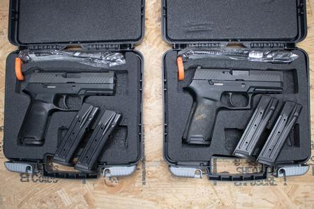 SIG SAUER P320 Carry 9mm Police Trade-In Pistol with Three Magazines