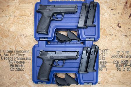 SMITH AND WESSON MP40 40SW POLICE TRADE-INS (VERY GOOD) NIGHT SIGHTS
