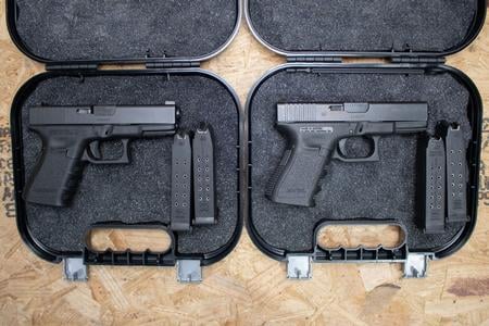 23 40 S&W POLICE TRADES (GEN3) GOOD W/ NS