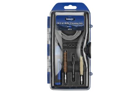 GUNMASTER CLEANING KIT 30 CAL RIFLE/14 PIECES BLACK/BLUE
