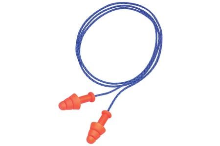 SMART FIT CORDED FOAM EAR PLUGS 25 DB BEHIND THE NECK ORANGE ADULT 2 PAIR