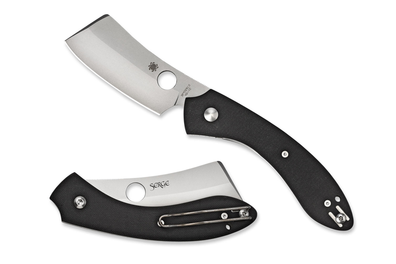 Spyderco ROC 3.07 Inch Folding Cleaver Plain