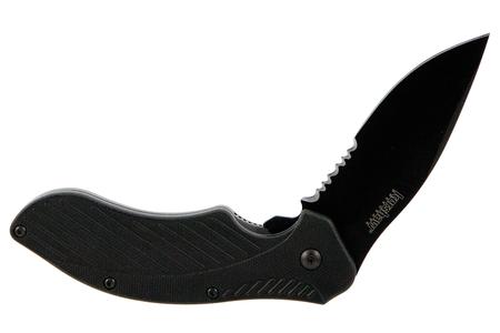 KERSHAW KNIVES Clash 3.1 Inch Folding Drop Point Part Serrated