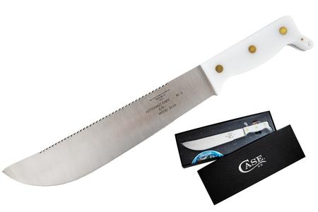 WHITE SYNTHETIC SMOOTH ASTRONAUTS KNIFE