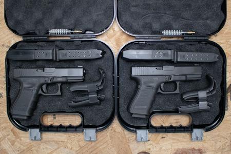 GLOCK 23 Gen4 40 SW Police Trade-In Pistols with Night Sights, Mags and Case (New in Box)