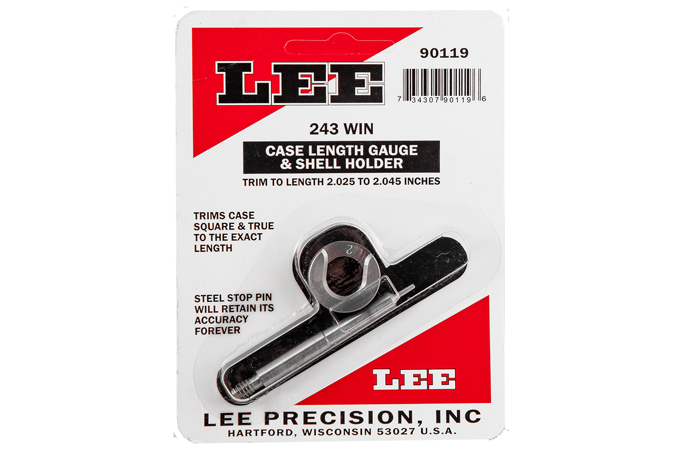 Lee Precision Inc Case Length Gauge 243 Win