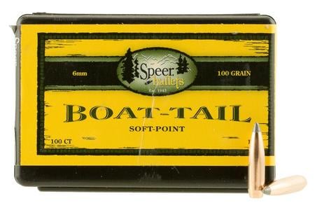 SPEER RELOADING 6mm 100 Grain JSPBT 100/Box