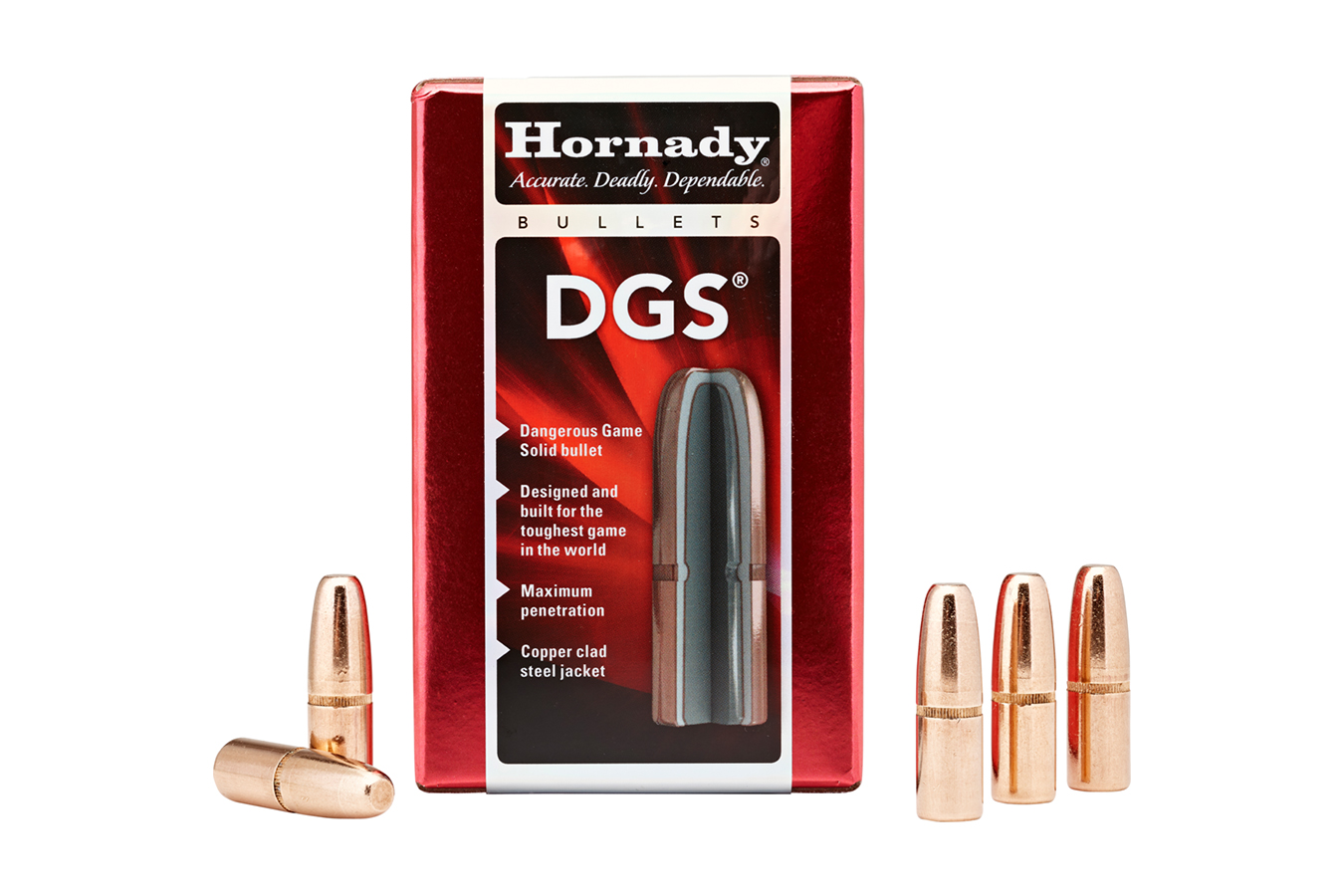 Hornady 45 Cal 500 Grain FMJRN DGS 50/Box