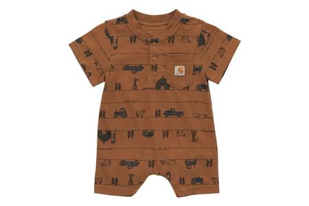 INFANT BOYS HENLEY FARM PRINT ROMPER