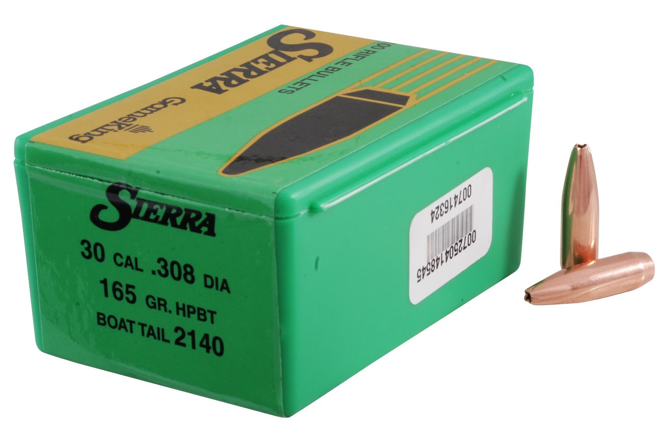 Sierra Bullets 30 Cal 165 Grain HPBT GameKing 100/Box