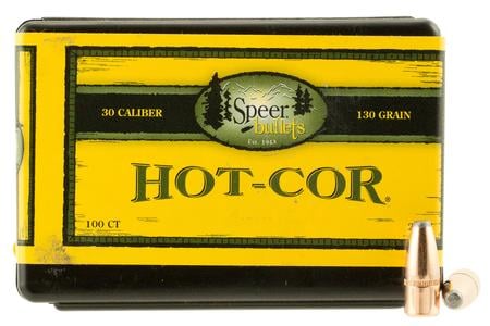 SPEER RELOADING 30 Cal 130 Grain SPFN Hot-Core 100/Box