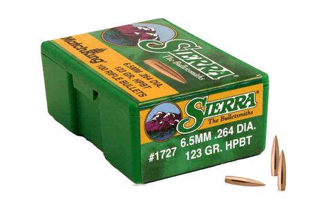 6.5 CREEDMOOR 123 GRAIN HPBT MATCHKING 100/BOX