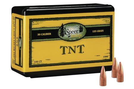 SPEER RELOADING 30 Cal 125 Grain JHP TNT 100/Box