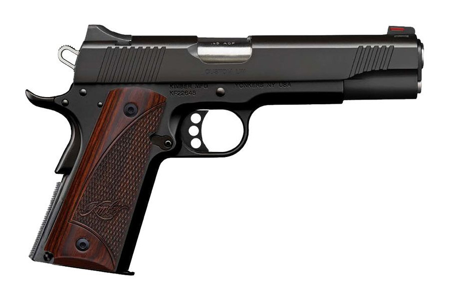No. 33 Best Selling: KIMBER 1911 LW STAINLESS 9MM 5` BARREL BLACK FINISH ROSEWOOD GRIPS