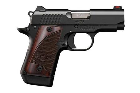 KIMBER Micro 9 9mm Pistol with Black Finish and Rosewood Grips