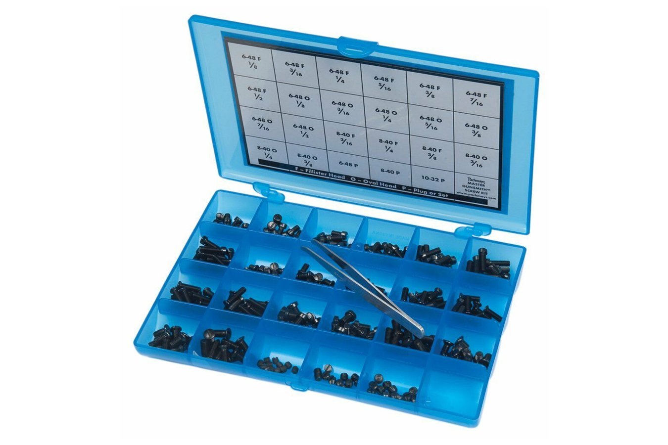 Pachmayr Master Gunsmith Screw Kit Blue Universal 277 Pieces
