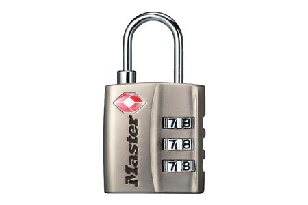 COMBINATION LOCK RESETTABLE OPEN WITH COMBINATION NICKEL STEEL