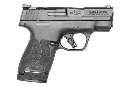 SMITH AND WESSON MP Shield Plus 30 Super Carry Optic Ready Pistol with Manual Safety (LE)