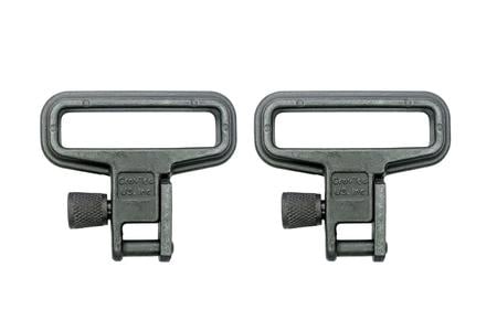 GROVTEC Mil-Force Swivel Set Rifle 1.25 Inch Black Zinc Phosphate Steel