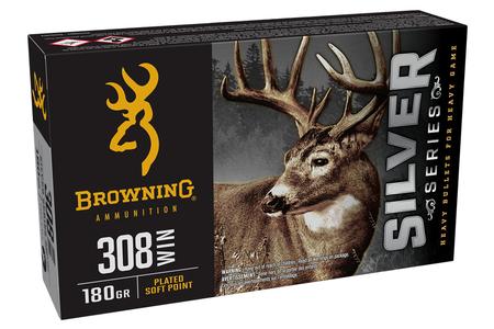 BROWNING AMMUNITION 308 Win 180gr Soft Point Silver Series 20/Box