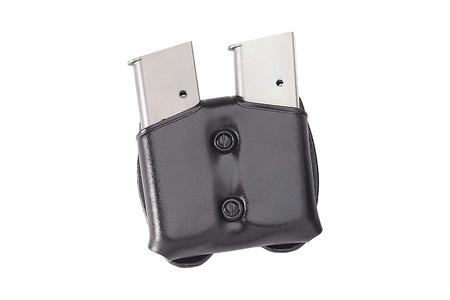 CDM MAG CARRIER DOUBLE BLACK LEATHER