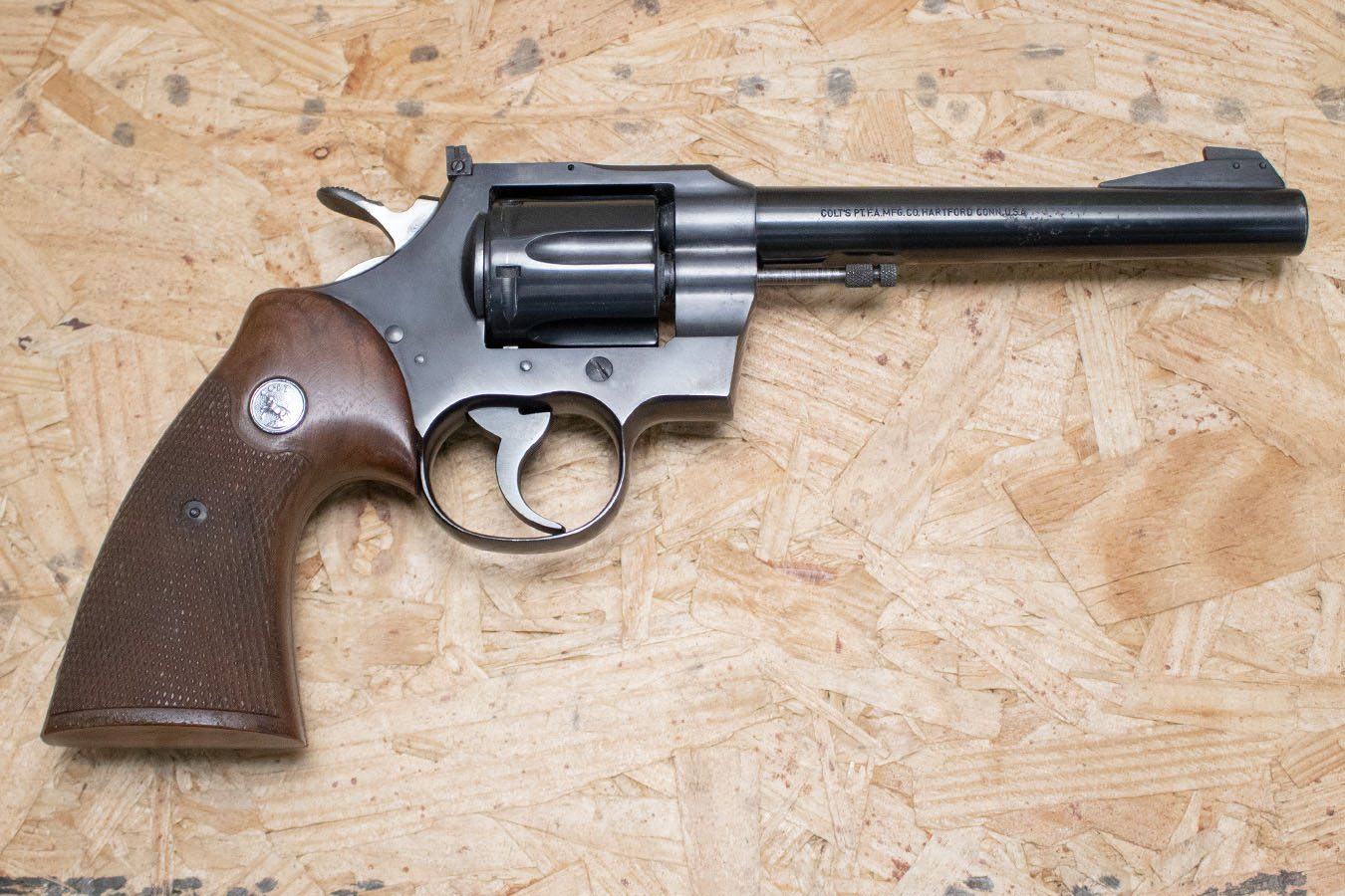 Colt Officers Model Match 22LR Police Trade-In SA/DA Revolver 