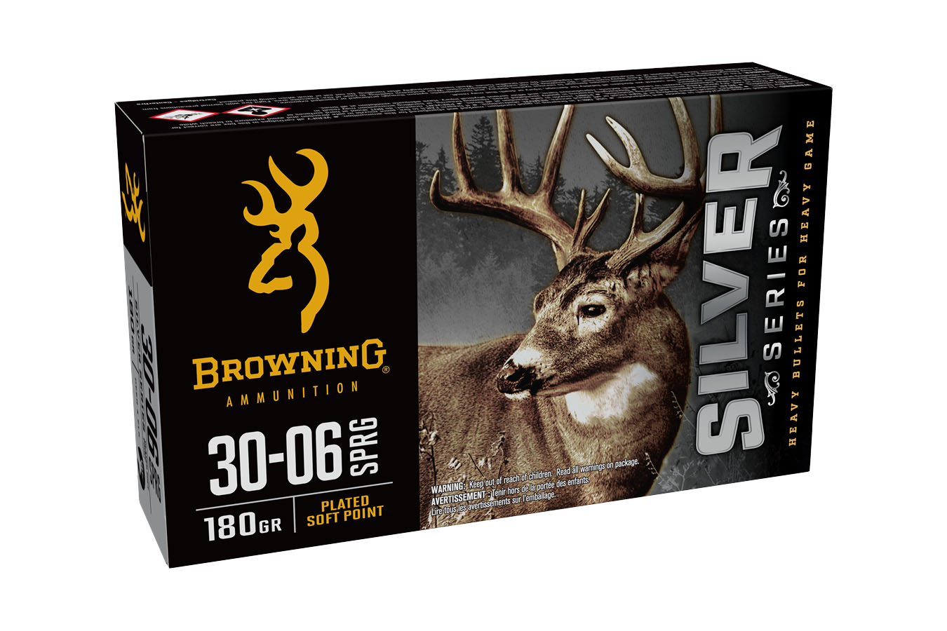 BROWNING AMMUNITION 30-06 SPRG SILVER SERIES SP 180 GR 