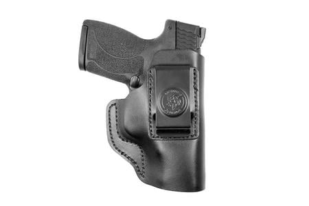 INSIDER IWB BLACK LEATHER BELT CLIP