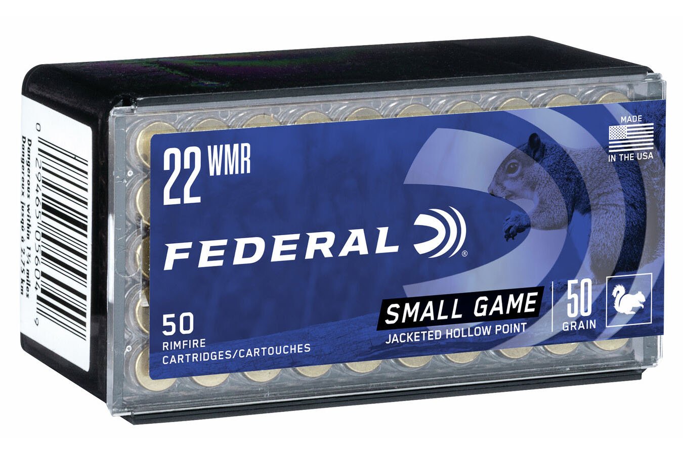 FEDERAL AMMUNITION 22 MAG 50 GR JHP GAME-SHOK